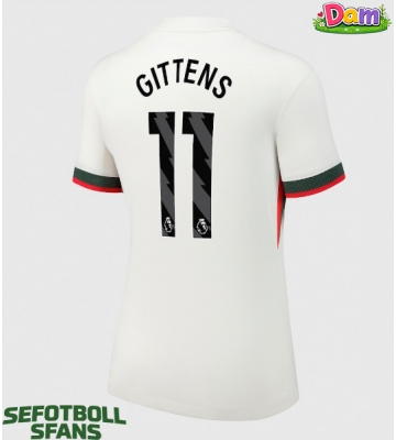 Chelsea Jamie Gittens #11 Bortatröja Kvinnor 2025-26 Kortärmad